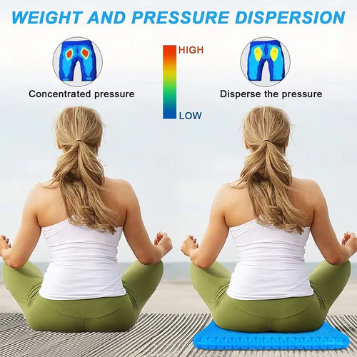 Gel Honeycomb Seat Cushion Flex Back