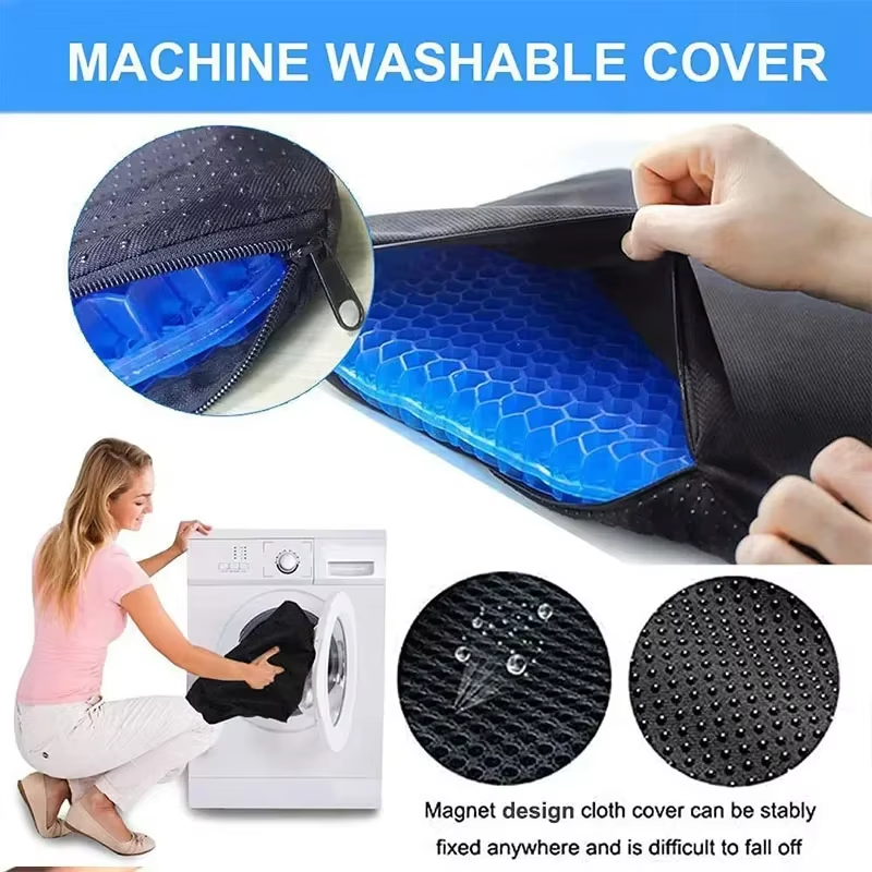 Gel Honeycomb Seat Cushion Flex Back