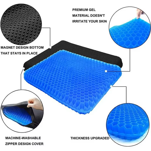 Gel Honeycomb Seat Cushion Flex Back